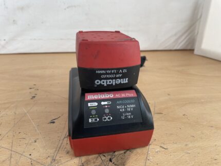 Metabo 12V 3,0 Ah akku + Ladegerät